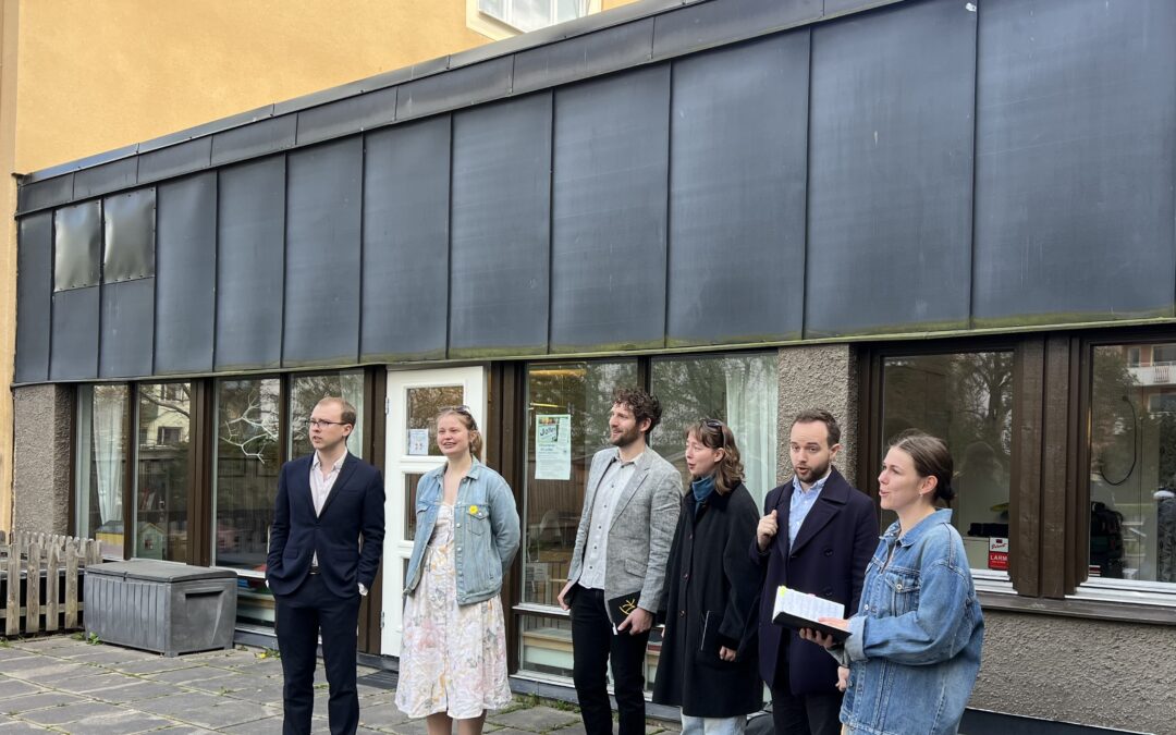 Studentsångare på besök