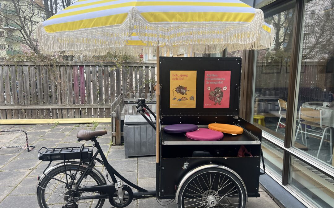 Bibliotekscykeln på besök